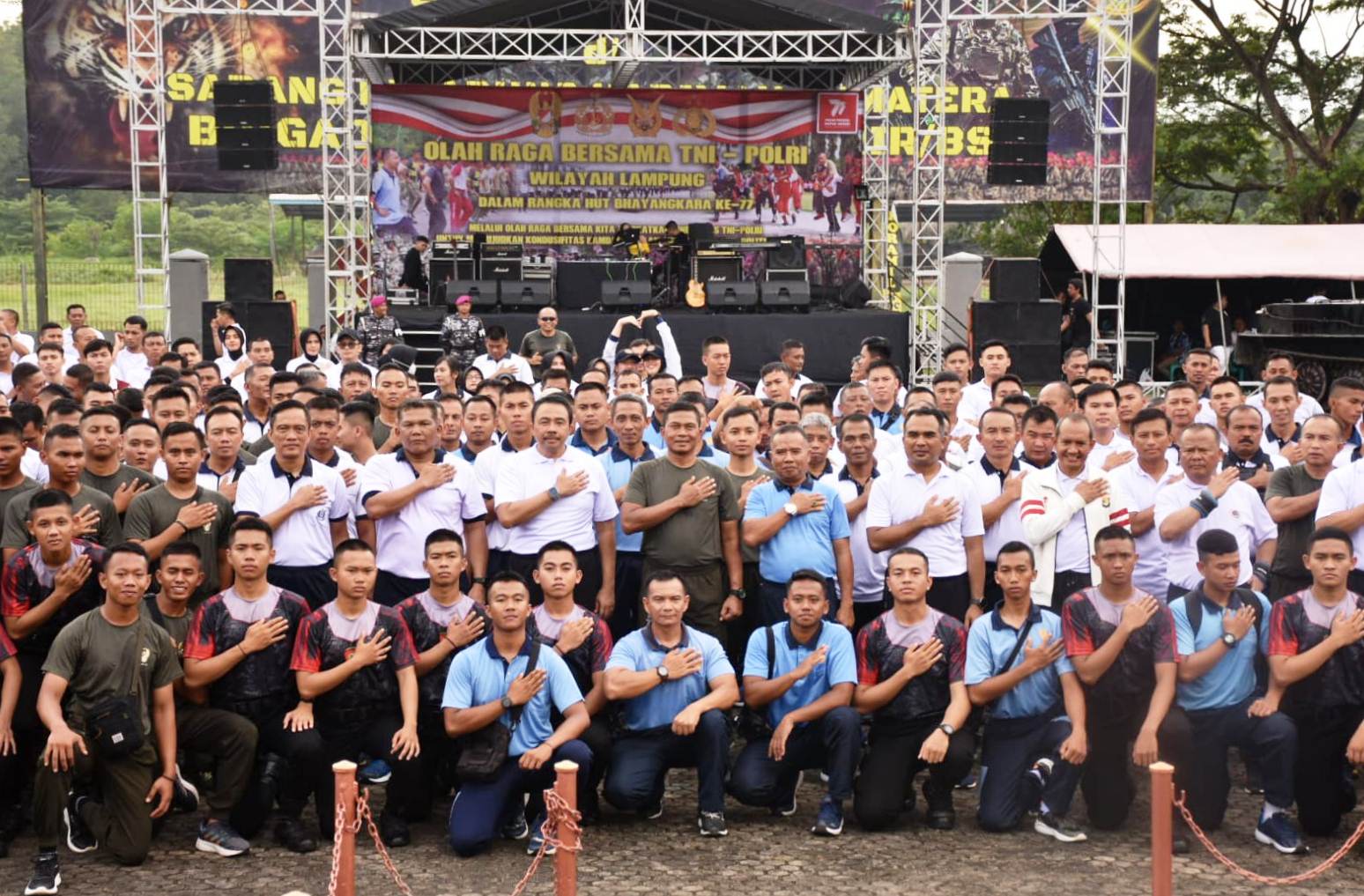 TNI-Polri di Lampung Kompak Bersinergi